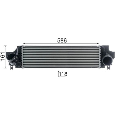 CI 610 000P Ladeluftkühler BEHR *** PREMIUM LINE ***