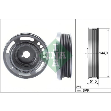 544 0168 10 Riemenscheibe, Kurbelwelle 544 0168 10 Riemenscheibe, Kurbelwelle