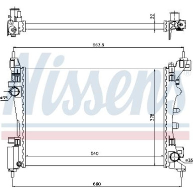 61917 Kühler, Motorkühlung