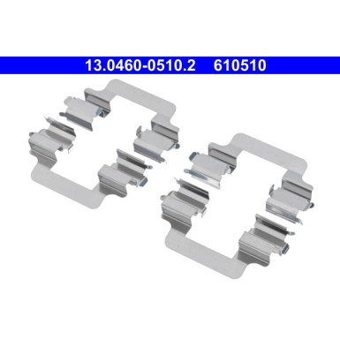 13.0460-0510.2 Zubehörsatz, Scheibenbremsbelag