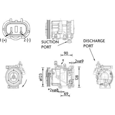 Mahle | Kompressor, Klimaanlage | ACP 1465 000P