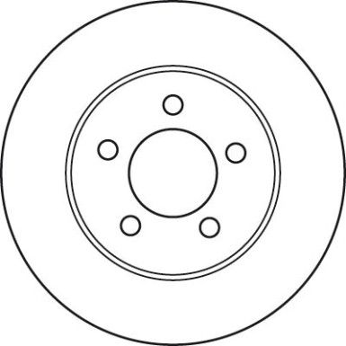 Bremsscheibe TRW SINGLE DF4885S