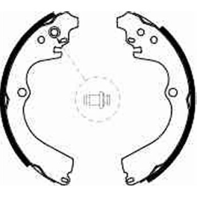 GS8584 Bremsbackensatz