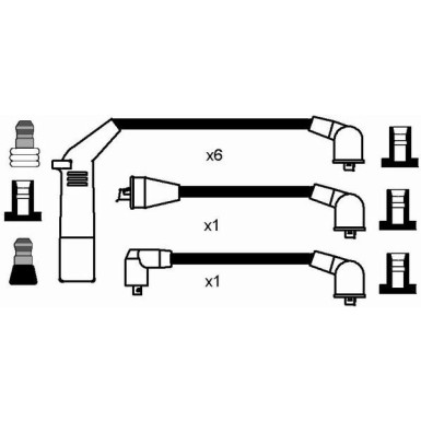 8286 Zündleitungssatz