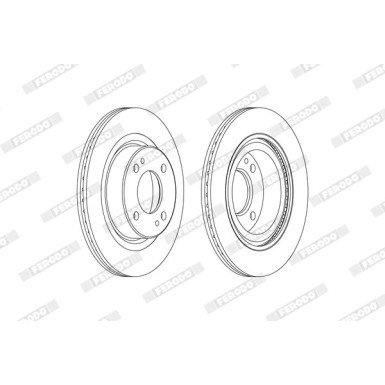 Ferodo | Bremsscheibe | DDF2467C Ferodo | Bremsscheibe | DDF2467C