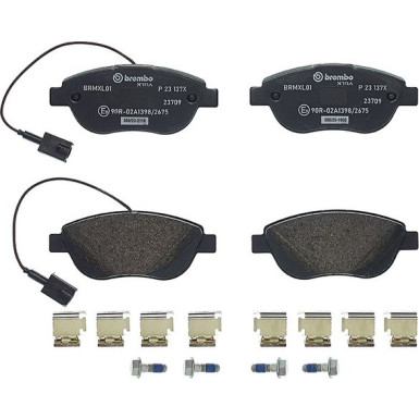 Brembo | Bremsbelagsatz, Scheibenbremse | P 23 137X