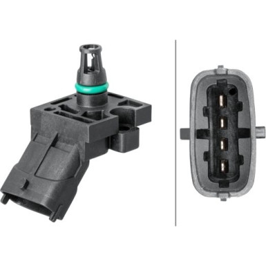 Hella | Sensor, Ladedruck | 6PP 013 112-041