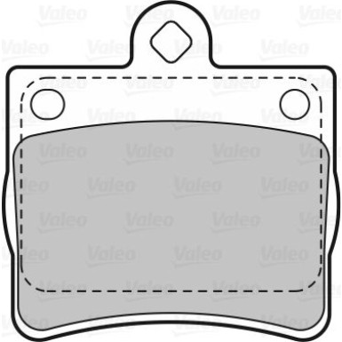 598763 Bremsbelagsatz, Scheibenbremse