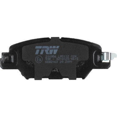 GDB2163 Bremsbelagsatz, Scheibenbremse