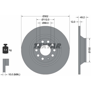 92132503 Bremsscheibe PRO 92132503 Bremsscheibe PRO