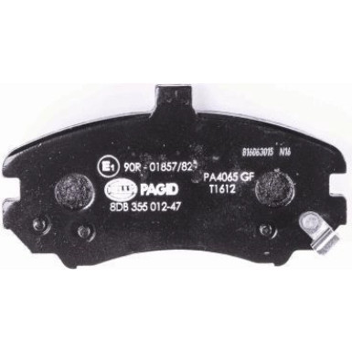 Hella Pagid | Bremsbelagsatz, Scheibenbremse | 8DB 355 012-471