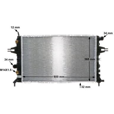 CR 229 000S Kühler, Motorkühlung BEHR CR 229 000S Kühler, Motorkühlung BEHR