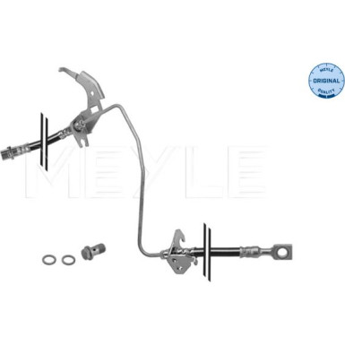 4 x MEYLE Bremsschlauch | 614 525 0011 4 x MEYLE Bremsschlauch | 614 525 0011