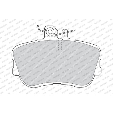 Ferodo | Bremsbelagsatz, Scheibenbremse | FDB854