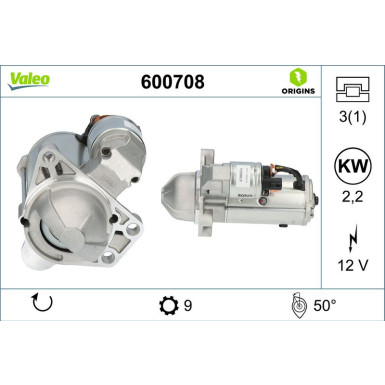 Valeo | Starter | 600708