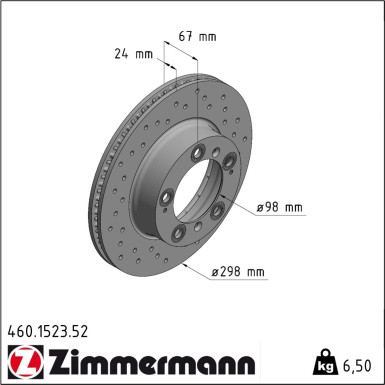 460.1523.52 Bremsscheibe SPORT Z