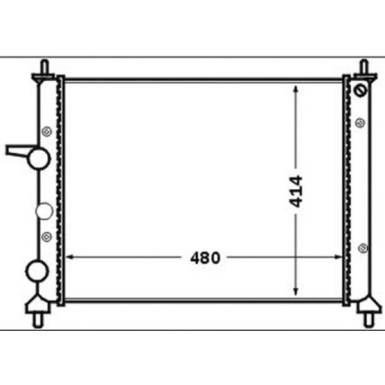Mahle | Kühler, Motorkühlung | CR 1442 000S