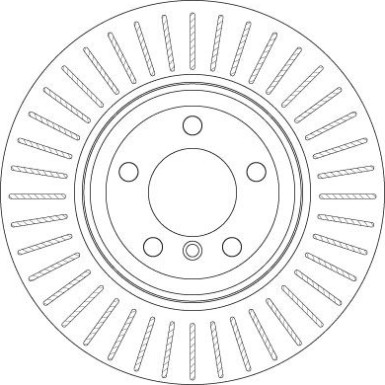 DF6476S Bremsscheibe TRW SINGLE