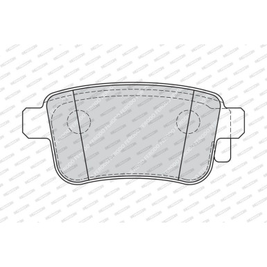 FDB4186 Bremsbelagsatz, Scheibenbremse PREMIER ECO FRICTION