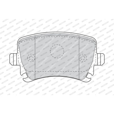 Ferodo | Bremsbelagsatz, Scheibenbremse | FDB1636 Ferodo | Bremsbelagsatz, Scheibenbremse | FDB1636