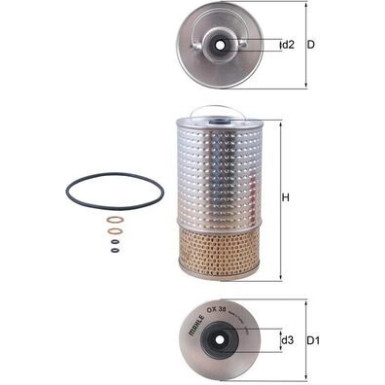 OX 38D Ölfilter OX 38D Ölfilter
