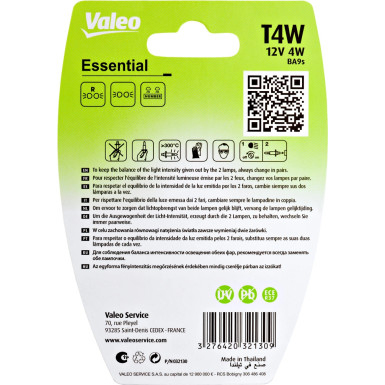 032130 Glühlampe, Umriss-/Begrenzungsleuchte ESSENTIAL