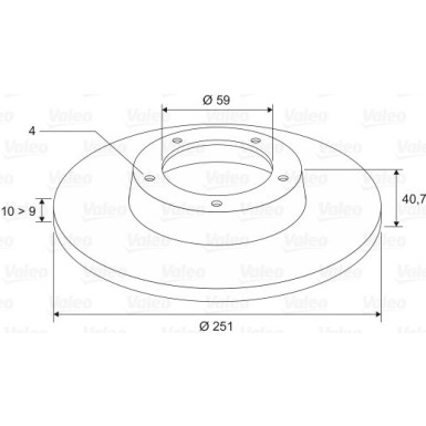 Valeo | Bremsscheibe | 197534 Valeo | Bremsscheibe | 197534
