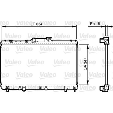 Valeo | Kühler, Motorkühlung | 731441
