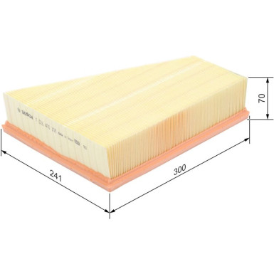 BOSCH F 026 400 109 Luftfilter