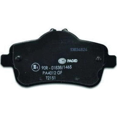 Hella Pagid | Bremsbelagsatz, Scheibenbremse | 8DB 355 019-741