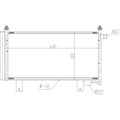 350473 Kondensator, Klimaanlage EASY FIT 350473 Kondensator, Klimaanlage EASY FIT