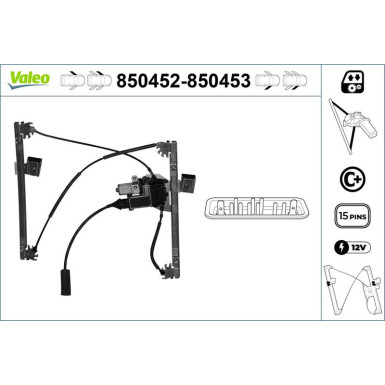 Valeo | Fensterheber | 850452