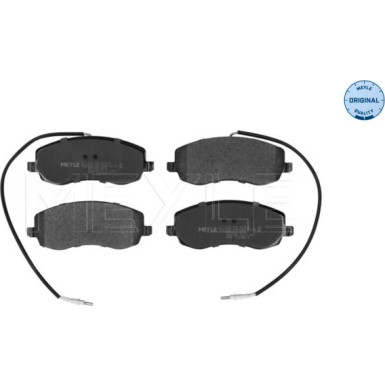 025 248 3919/W Bremsbelagsatz, Scheibenbremse MEYLE-ORIGINAL: True to OE.