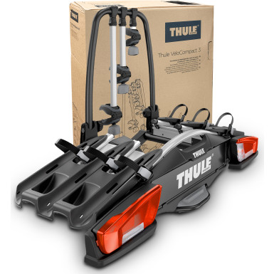 Thule Fahrradhalter, Anhängekupplungsträger THULE VeloCompact 3 Bike schwarz/aluminium 926002