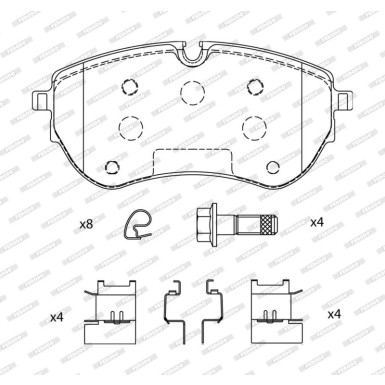 FDB5279 Bremsbelagsatz, Scheibenbremse PREMIER ECO FRICTION