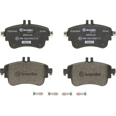 Brembo Bremsbelagsatz, Scheibenbremse XTRA LINE P 50 094X