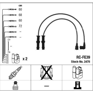 2478 Zündleitungssatz
