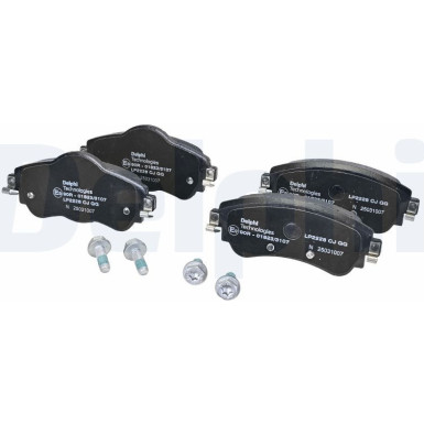 Delphi | Bremsbelagsatz, Scheibenbremse | LP2228 Delphi | Bremsbelagsatz, Scheibenbremse | LP2228
