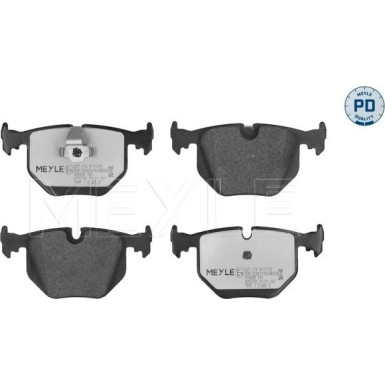 025 214 8717/PD Bremsbelagsatz, Scheibenbremse MEYLE-PD: Advanced performance and design.