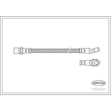 Corteco | Bremsschlauch | 19018197