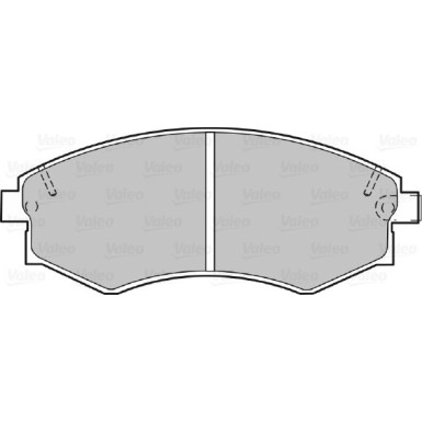 598051 Bremsbelagsatz, Scheibenbremse