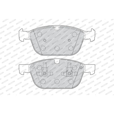 Ferodo | Bremsbelagsatz, Scheibenbremse | FDB4238
