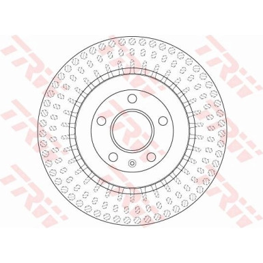 Bremsscheibe TRW SINGLE DF6175S