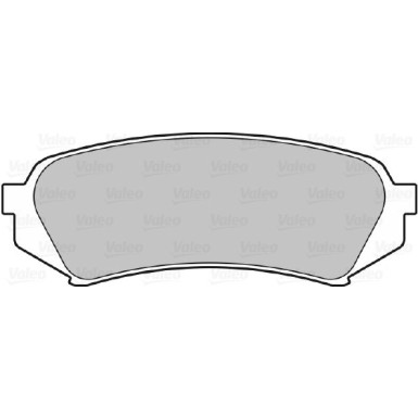 598865 Bremsbelagsatz, Scheibenbremse
