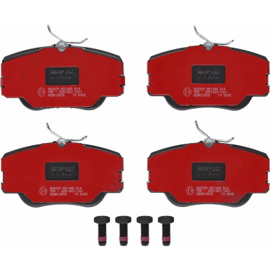 TRW Bremsbelagsatz, Scheibenbremse DTEC COTEC GDB818DTE