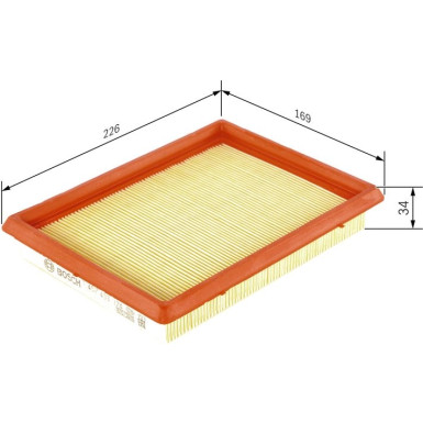 BOSCH 1 457 433 274 Luftfilter BOSCH 1 457 433 274 Luftfilter