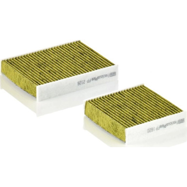 MANN-FILTER FP 21 000-2 Innenraumfilter FreciousPlus Aktivkohlefilter mit Polyphenol, antibakteriell, Feinstaubfilter (PM 2.5) MANN-FILTER FP 21 000-2 Innenraumfilter FreciousPlus Aktivkohlefilter mit Polyphenol, antibakteriell, Feinstaubfilter (PM 2.5)