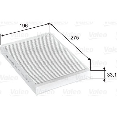 Valeo Filter, Innenraumluft VALEO ESSENTIAL 715597