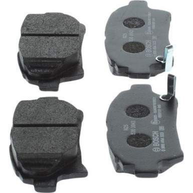 BOSCH | Bremsbelagsatz, Scheibenbremse | 0 986 494 333