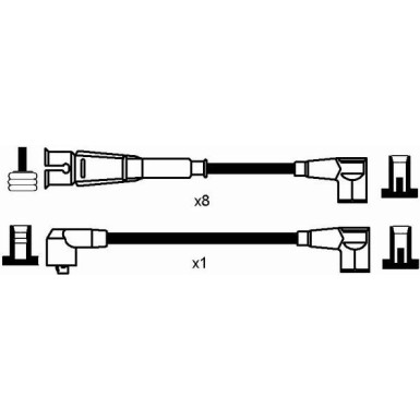 0751 Zündleitungssatz